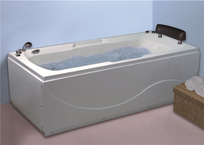 Freestanding comfortabele Jacuzzi/whirlpool spa retangle witte kleurenbadkuip