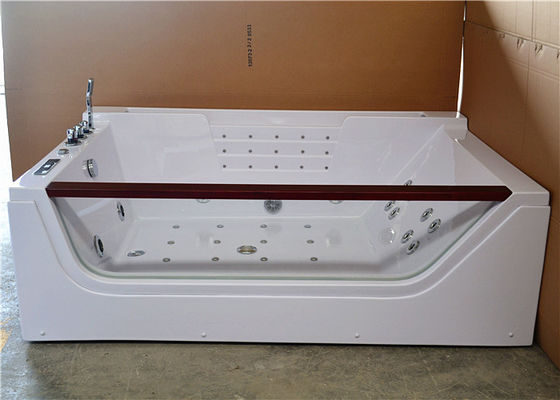Van de de draaikolkmassage van de luxe goedkope badkuip de badkuipprijs met de verschillende grootteabs badkuip van de glasjacuzzi voor villahuis leverancier